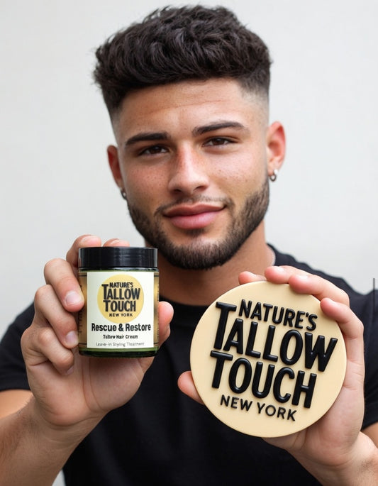 Rescue & Restore Leave-in Styling Cream — MADE FOR THINNING, FRAGILE, OR BREAKAGE-PRONE HAIR - Nature’s Tallow Touch LLC