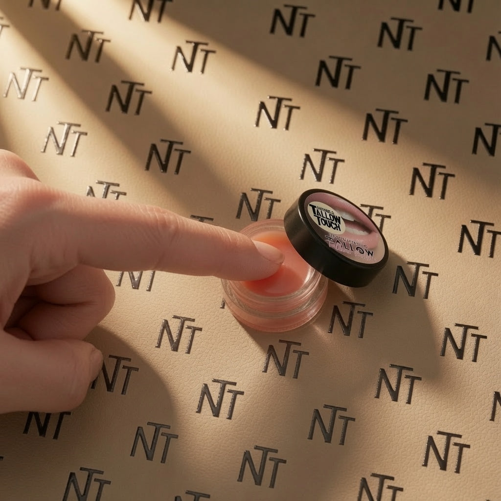 Lip Brightening Tallow Balm — Daily Moisture With a Soft-Tone Finish. - Nature’s Tallow Touch LLC