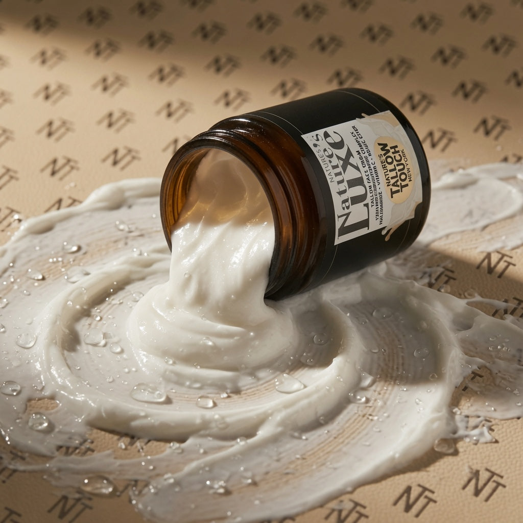 Nature’s LUXE Tallow Face Cream — Peptides. Vitamin C. Kojic Ester. - Nature’s Tallow Touch LLC
