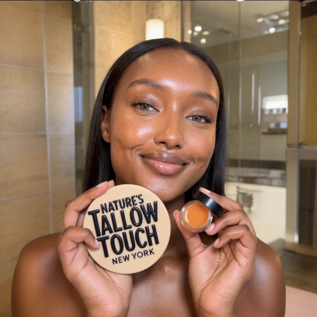 Lip Brightening Tallow Balm | Daily Hydration + Even Tone - Nature’s Tallow Touch LLC