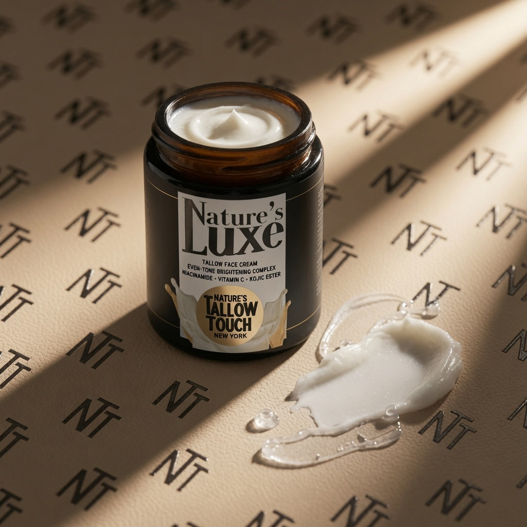 Nature’s LUXE Tallow Face Cream — Peptides. Vitamin C. Kojic Ester. - Nature’s Tallow Touch LLC