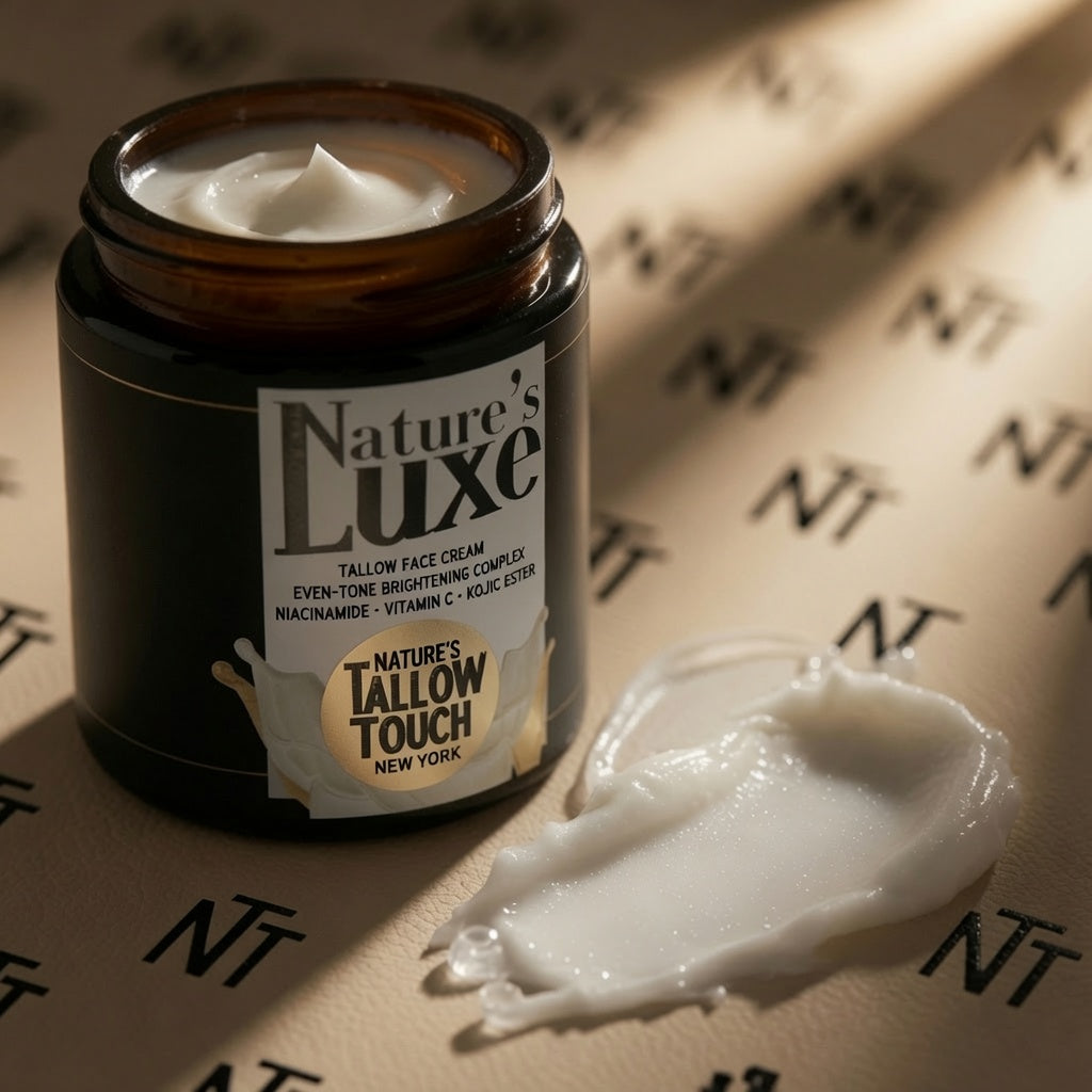 Nature’s LUXE Tallow Face Cream — Peptides. Vitamin C. Kojic Ester. - Nature’s Tallow Touch LLC