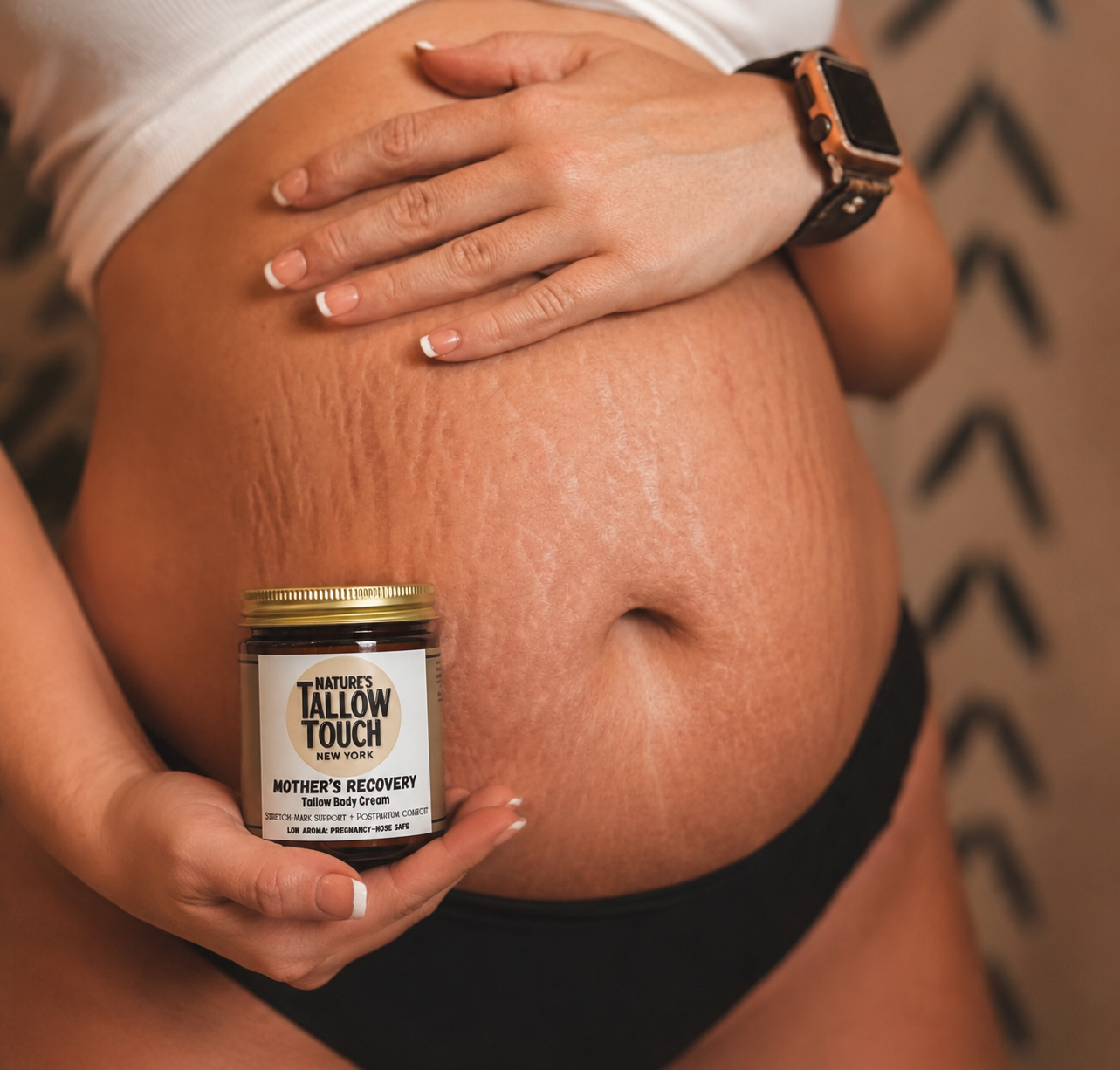 Mother’s Recovery Tallow Body Cream | Elasticity, Dry Skin & Stretch Mark Support - Nature’s Tallow Touch LLC