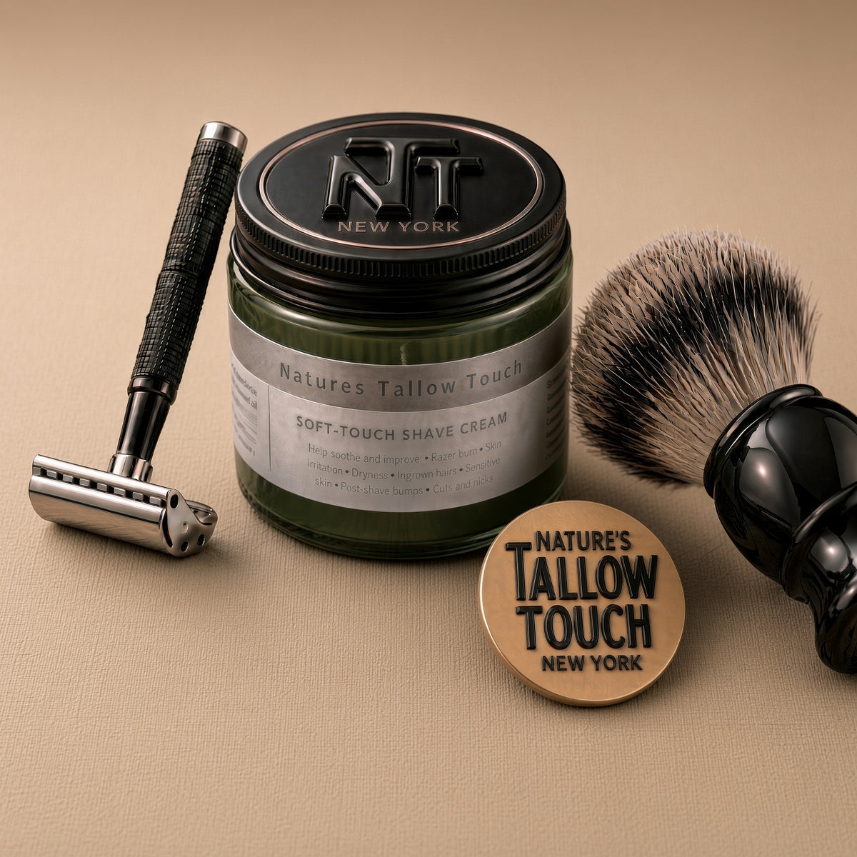 SoftTouch Sensitive Shave Cream — A Softer Shave for Skin That Feels Everything.
