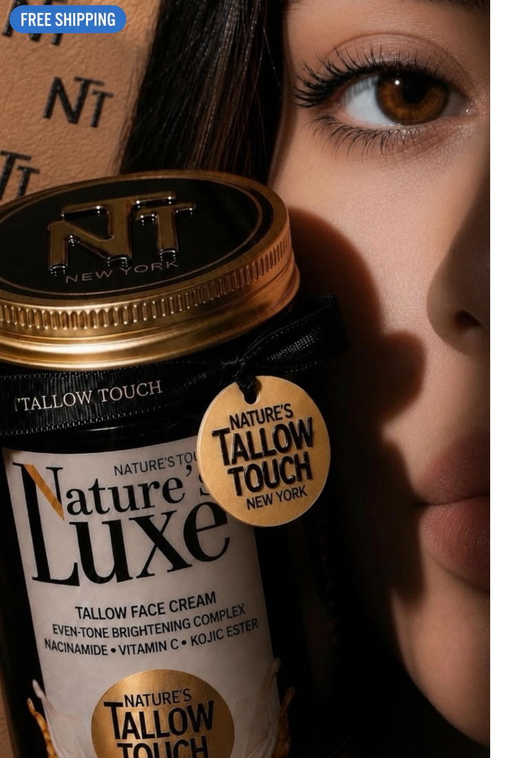 Nature’s LUXE Tallow Face Cream — Peptides. Vitamin C. Kojic Ester. - Nature’s Tallow Touch LLC